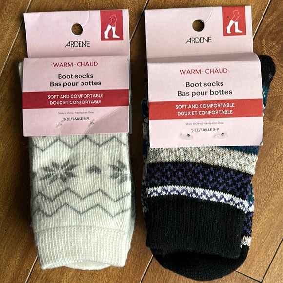 NWT⭐️ARDENE💫 Women’s Soft Boot Socks🧦 Bundle - Picture 1 of 7